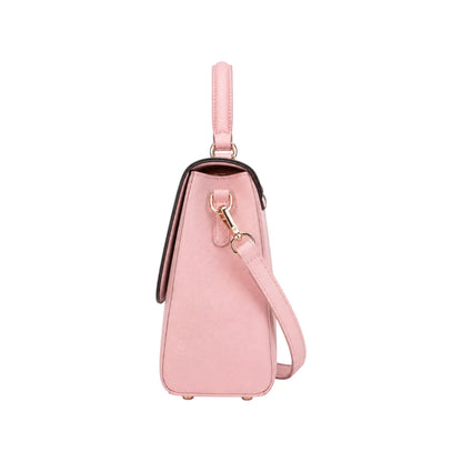 Veyrona Pink Faux leather Satchel Handbag