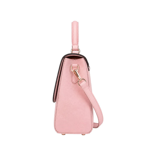 Veyrona Pink Faux leather Satchel Handbag
