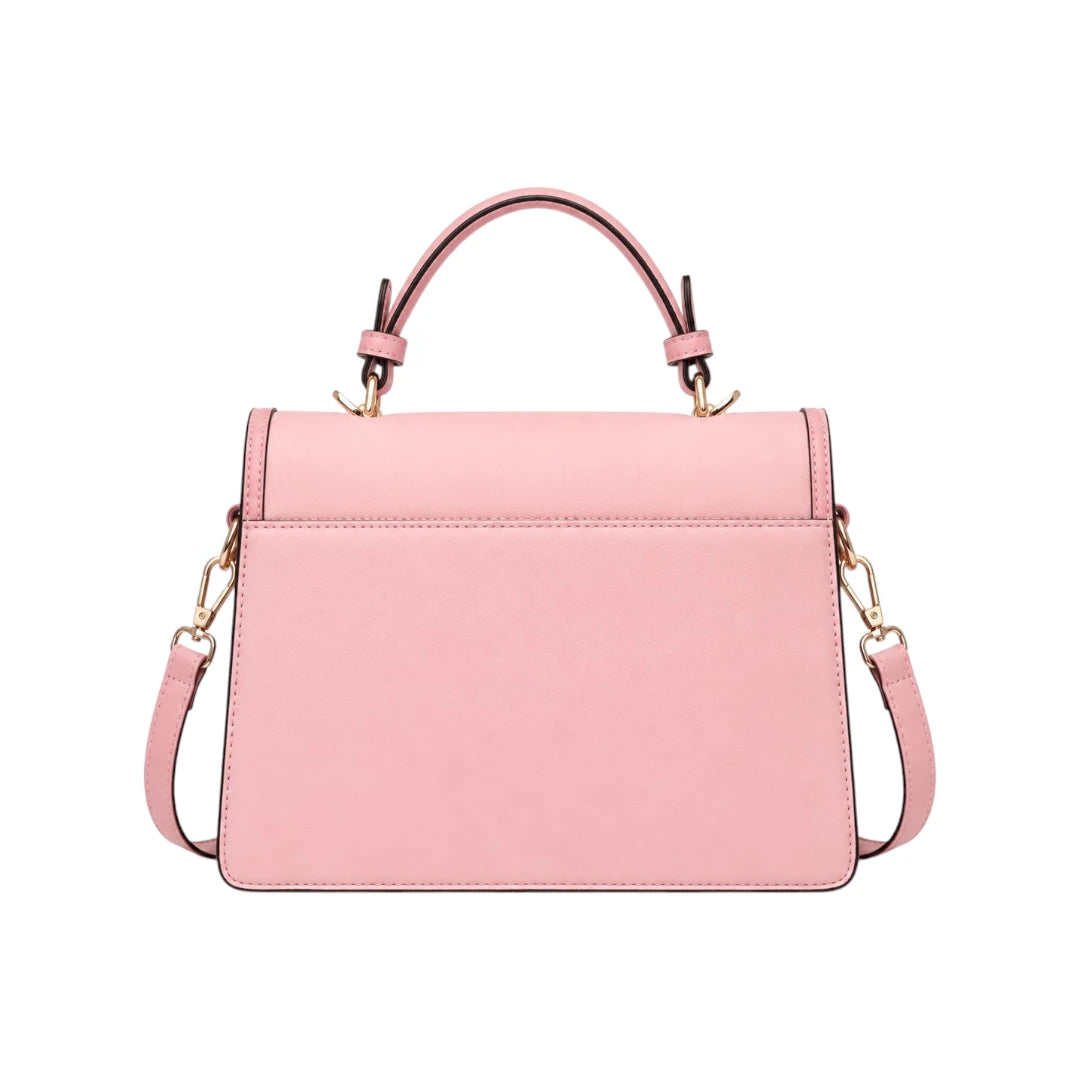Veyrona Pink Faux leather Satchel Handbag