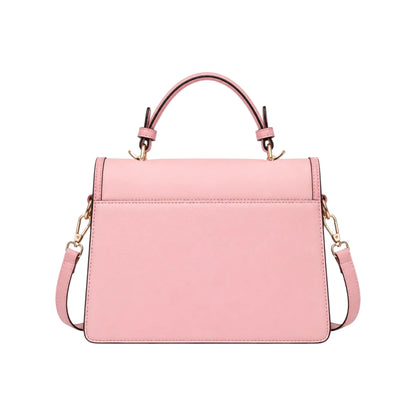 Veyrona Pink Faux leather Satchel Handbag